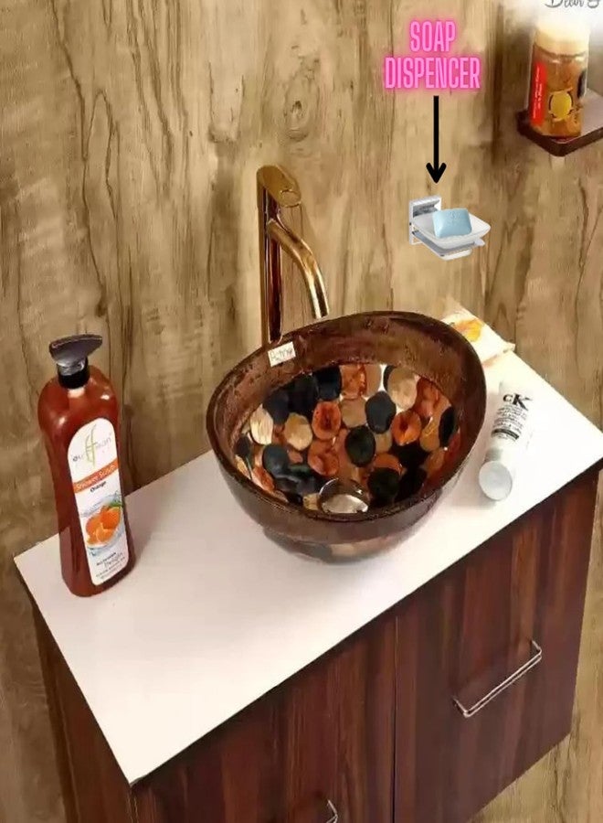 JAGGER حامل صابون جداري JAGGER JAG282 SS304 مع طبق صابون زجاجي/حامل علبة صابون/حامل صابون يستخدم في حوض الغسيل/الحمام/المطبخ (طلاء كروم فضي [مربع]) - Image 4